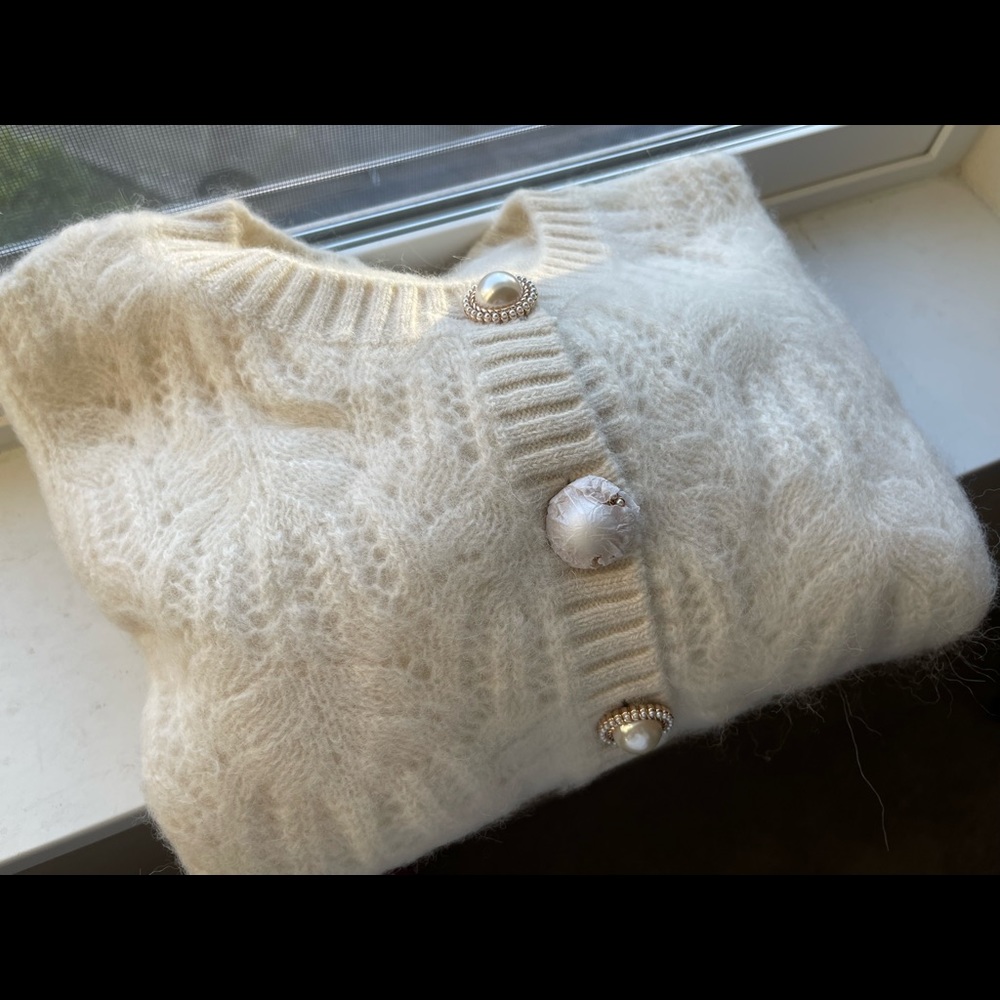 Japanese mohair cardigan